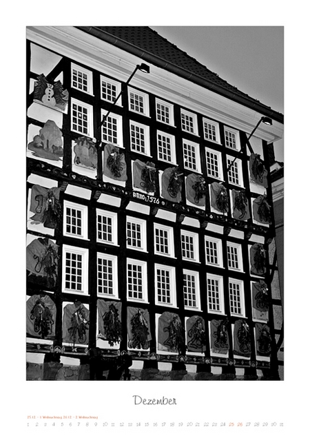 Kalender immerwährend „Hattingen – Die Altstadt kontrastreich" Kalender immerwährend „Hattingen – Die Altstadt kontrastreich"